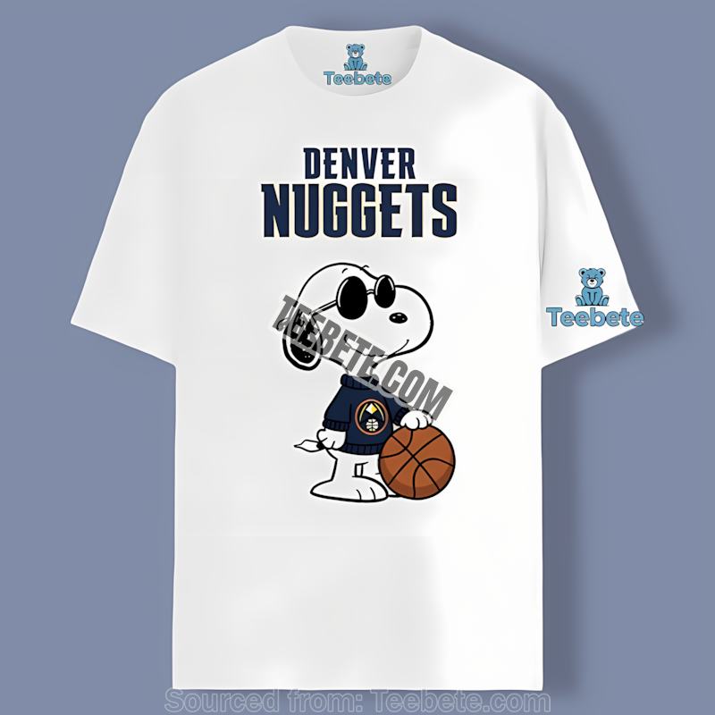 Denver Nuggets Vs Cool Snoopy Comic Cotton Shirt