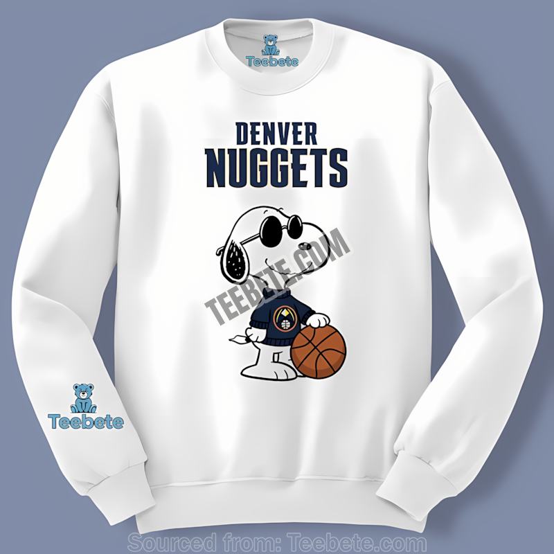 Denver Nuggets Vs Cool Snoopy Comic Cotton Long Sleeve Denver Nuggets Vs Cool Snoopy Comic Cotton Long Sleeve