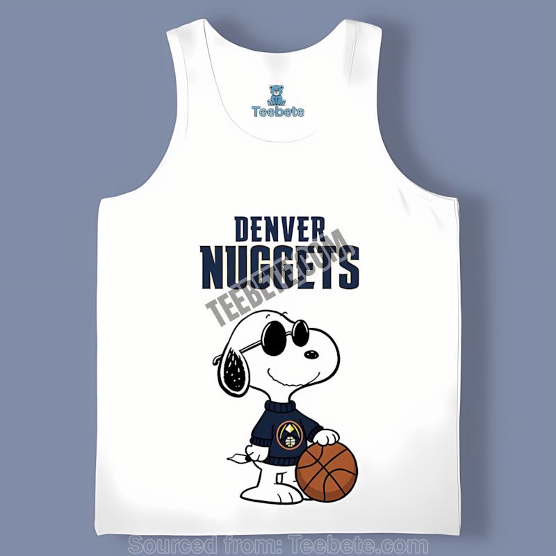 Denver Nuggets Vs Cool Snoopy Comic Cotton Tanktop Denver Nuggets Vs Cool Snoopy Comic Cotton Tanktop