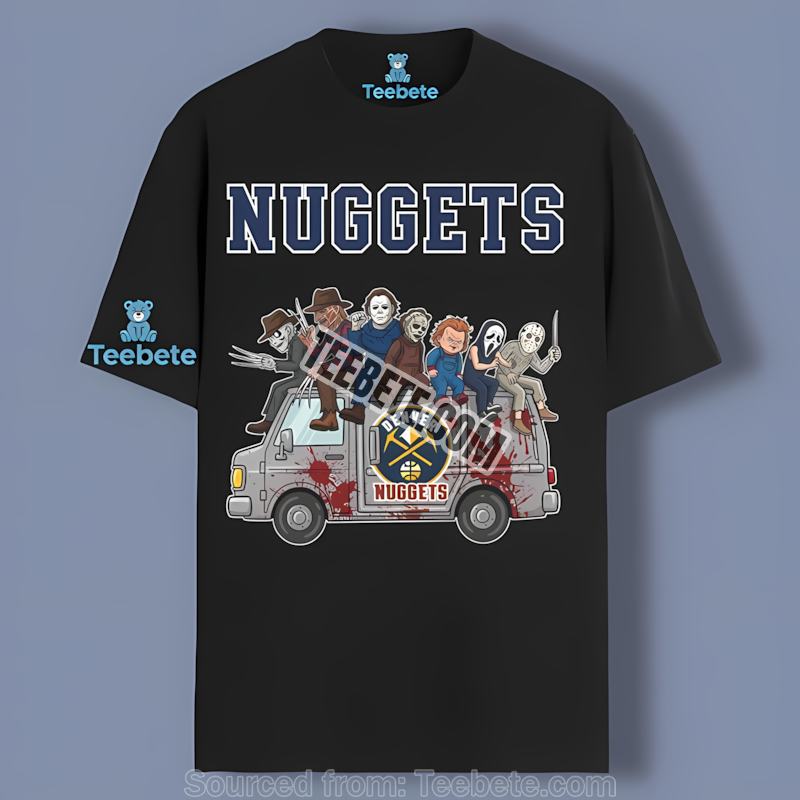 Denver Nuggets Vs Halloween Movie Bus Ride Fashion Shirt