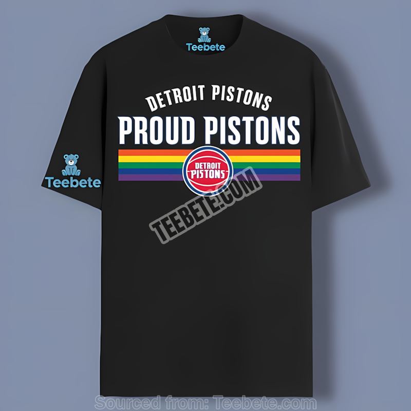 Detroit Pistons Lgbt Pride Cotton Shirt
