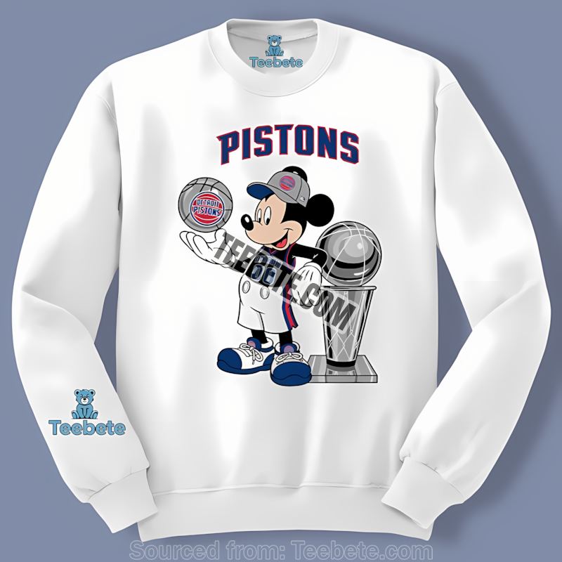 Detroit Pistons Mickey Basketball Bat Cartoon Long Sleeve Long Sleeve Detroit Pistons Mickey Basketball Bat Cartoon Long Sleeve Long Sleeve