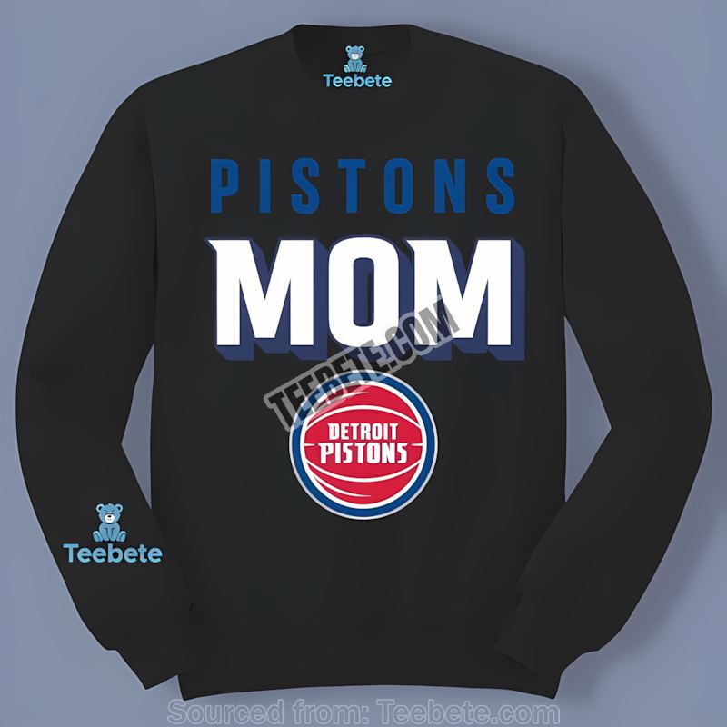 Detroit Pistons Mom Long Sleeve For Women Detroit Pistons Mom Long Sleeve For Women