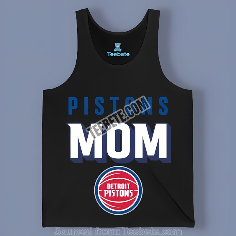 Detroit Pistons Mom Tanktop For Women Detroit Pistons Mom Tanktop For Women
