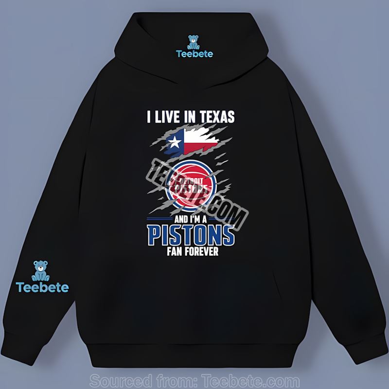 Detroit Pistons Texas Fan Forever Vintage Hoodie Detroit Pistons Texas Fan Forever Vintage Hoodie