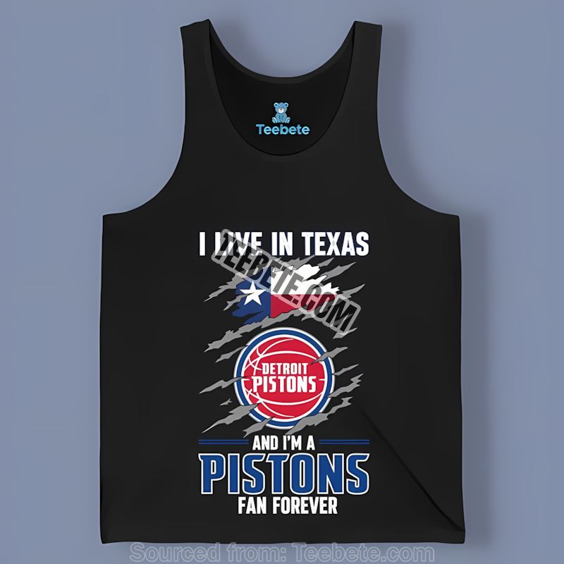 Detroit Pistons Texas Fan Forever Vintage Tanktop Detroit Pistons Texas Fan Forever Vintage Tanktop