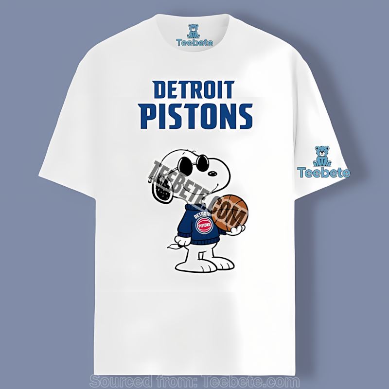 Detroit Pistons Vs Cool Snoopy Regular Shirt