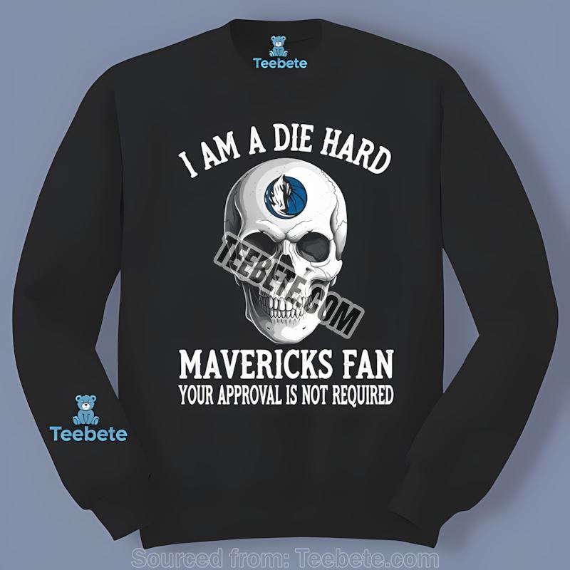 Die Hard Dallas Mavericks Fan Skull Short Sleeve Long Sleeve Die Hard Dallas Mavericks Fan Skull Short Sleeve Long Sleeve