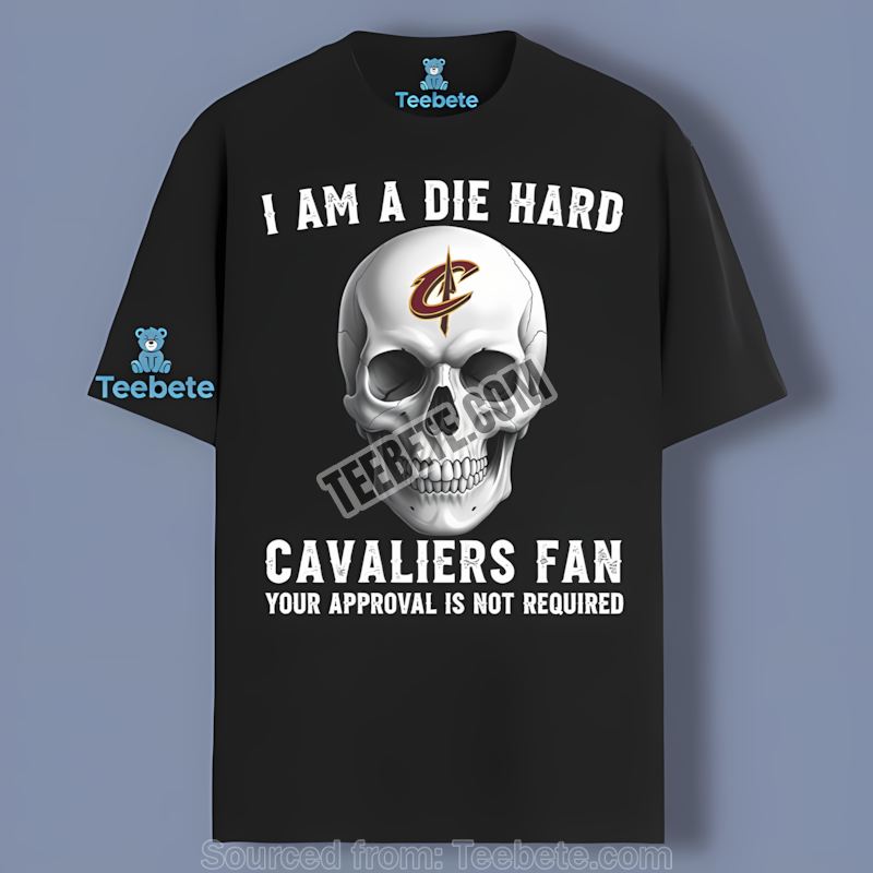 Die Hard Fan Cleveland Cavaliers Skull Trendy Shirt