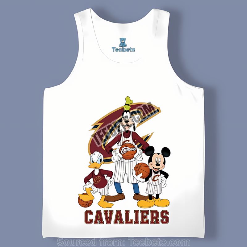 Disney Mickey Donald Goofy Cleveland Cavaliers Graphic Tanktop Disney Mickey Donald Goofy Cleveland Cavaliers Graphic Tanktop