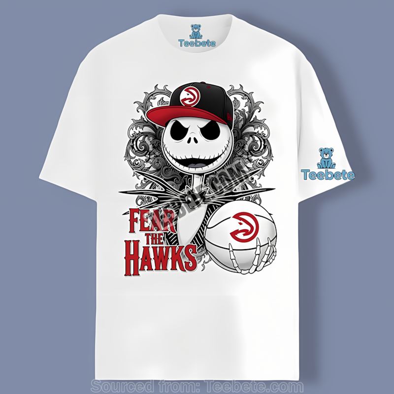 Die Hard Atlanta Hawks Fan Skull Cotton Shirt