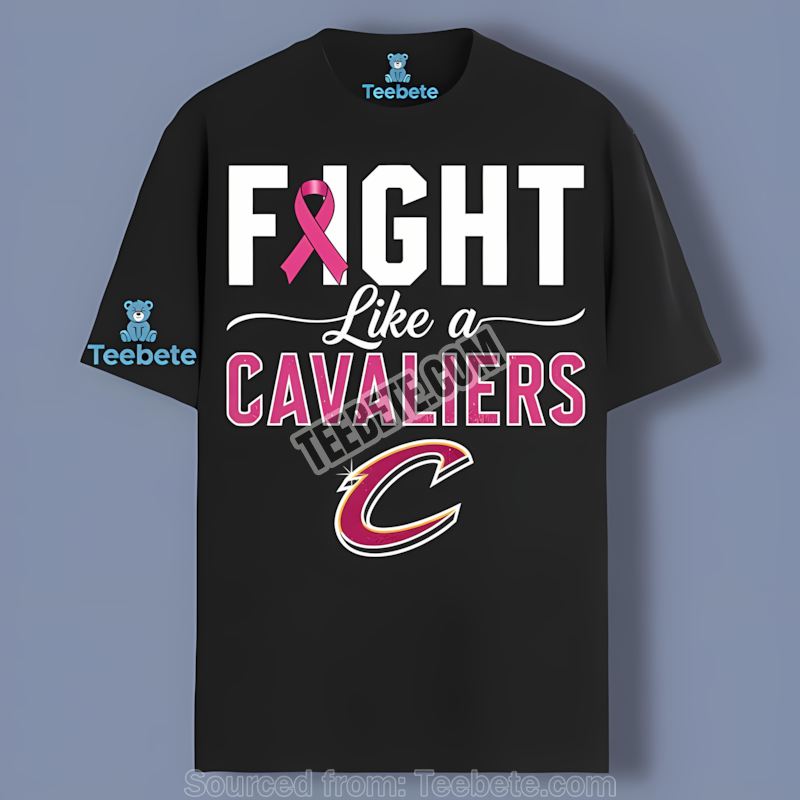 Fight Like A Warrior Cleveland Cavaliers Breast Cancer Shirt