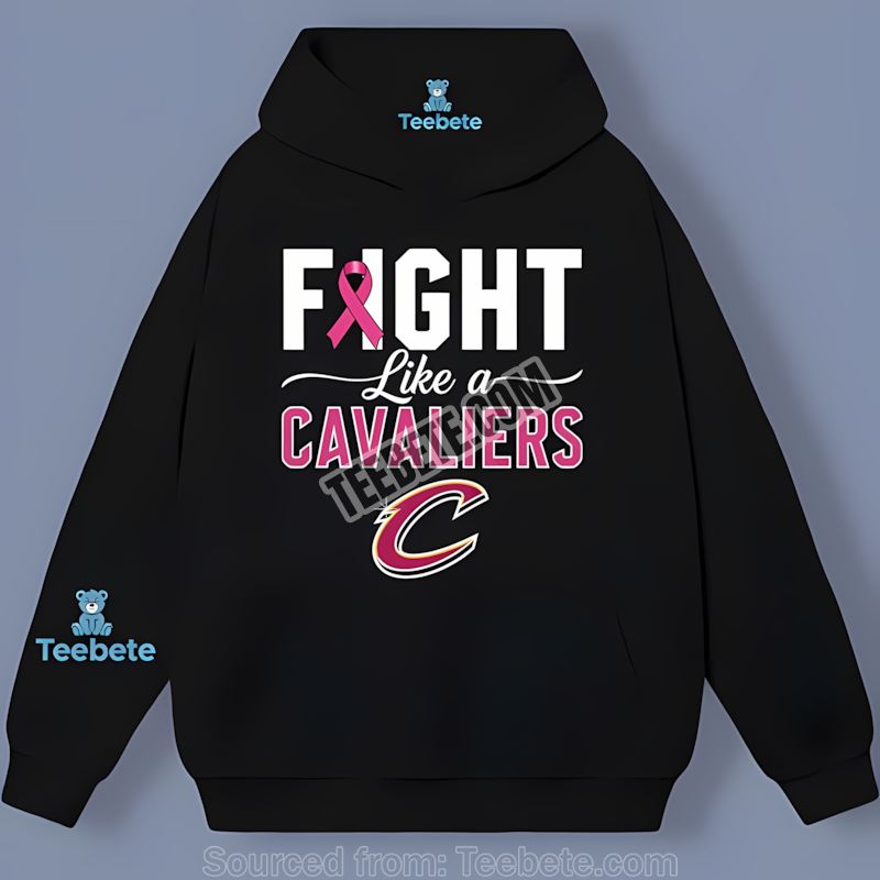 Fight Like A Warrior Cleveland Cavaliers Breast Cancer Hoodie Fight Like A Warrior Cleveland Cavaliers Breast Cancer Hoodie