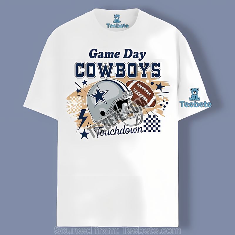 Game Day Dallas Cowboys Touchdown Graphic Shirt