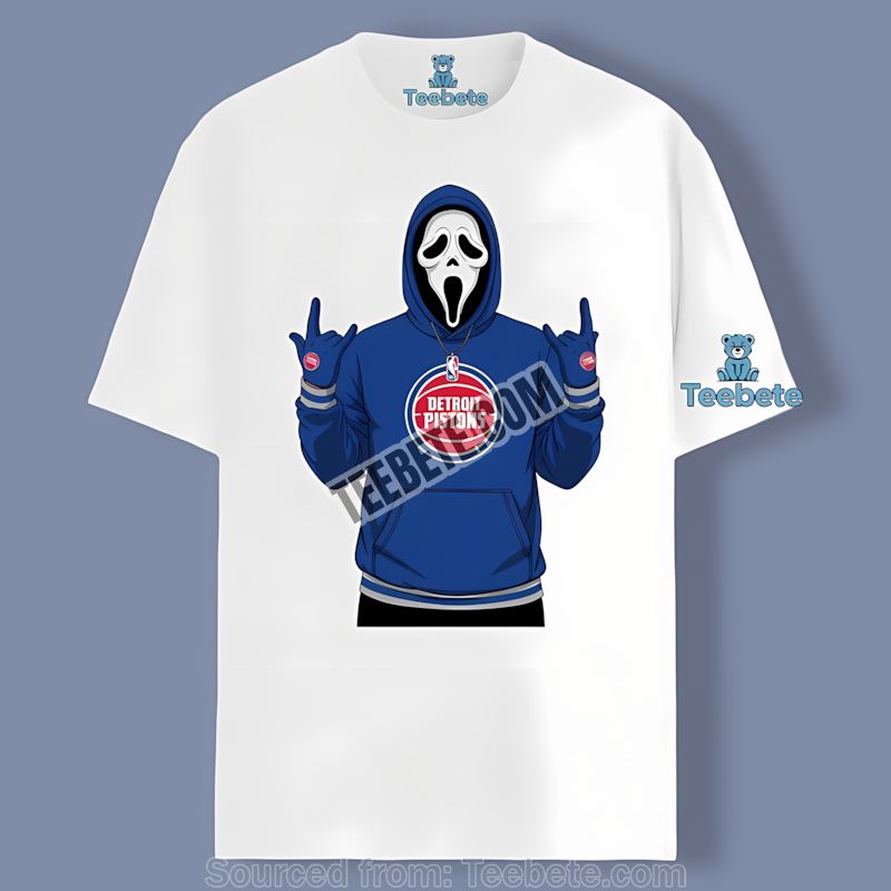 Ghostface Detroit Pistons Spooky Regular Shirt