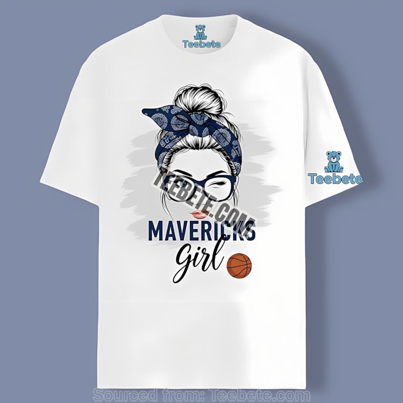 Girl Loves Dallas Mavericks Graphic Shirt For Fan