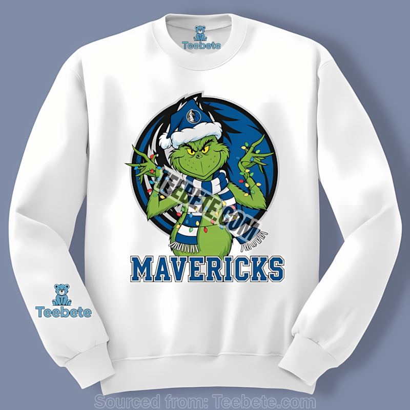 Grinch Dallas Mavericks Christmas Summer Long Sleeve Grinch Dallas Mavericks Christmas Summer Long Sleeve