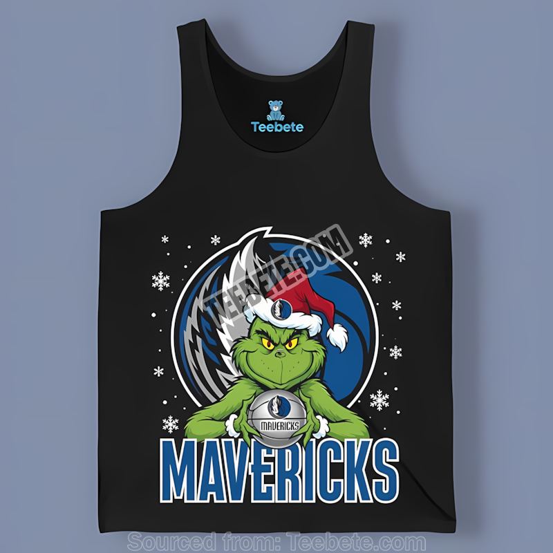 Grinch Holding Dallas Mavericks Helmet Unisex Tanktop Grinch Holding Dallas Mavericks Helmet Unisex Tanktop