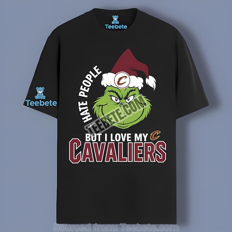 Grinch I Hate People But Love Cleveland Cavaliers Vintage Shirt