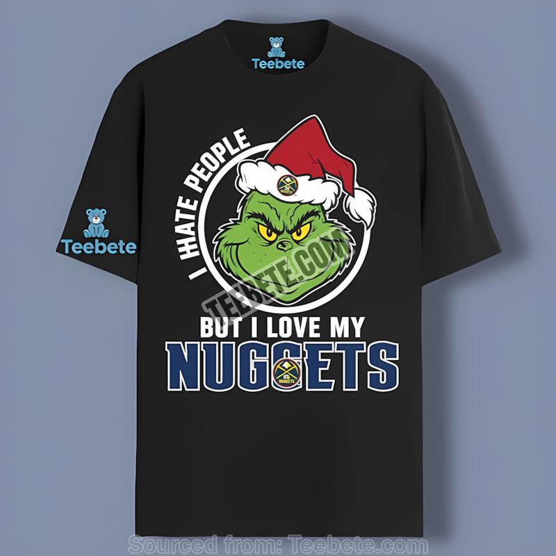 Grinch In Blue Denver Nuggets Hoodie Comfort Colors Tshirt