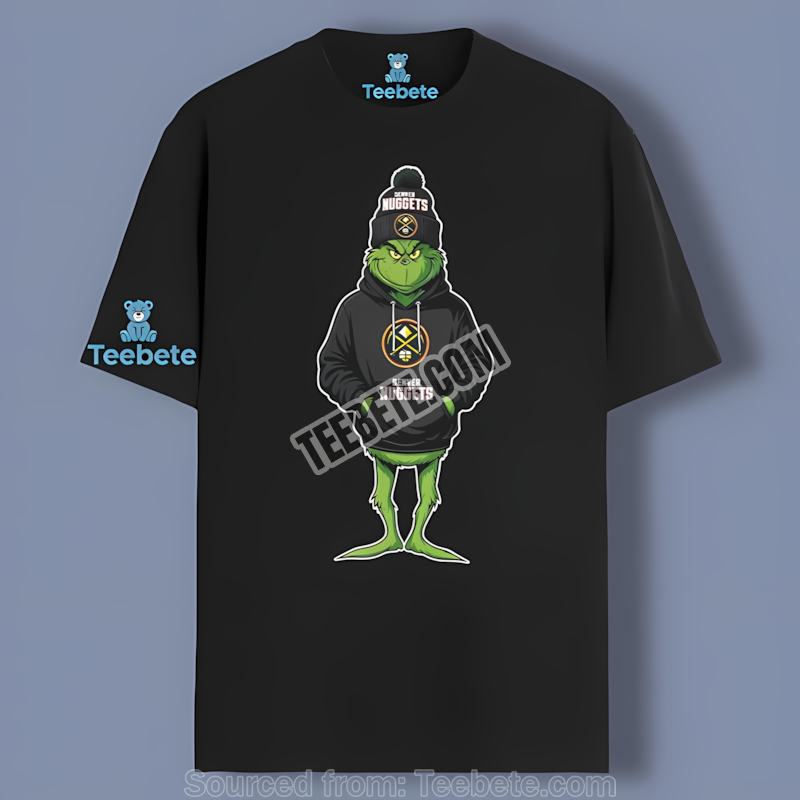Grinch In Blue Denver Nuggets Hoodie Comfort Colors Tshirt