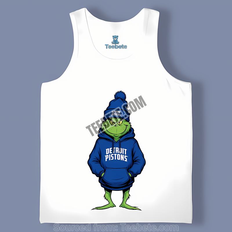 Grinch In Detroit Pistons Hoodie Vintage Tanktop Grinch In Detroit Pistons Hoodie Vintage Tanktop