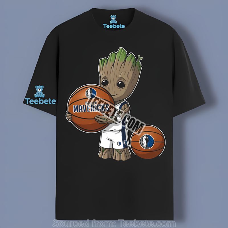 Groot Dallas Mavericks Basketball Printed Shirt