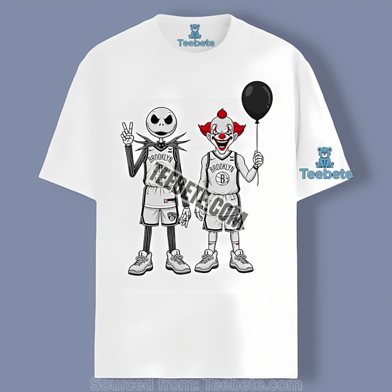 Jack Skellington Brooklyn Nets Halloween Pumpkin Trendy Shirt