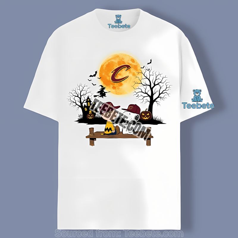 Halloween Charlie Brown Snoopy Cleveland Cavaliers Retro Shirt