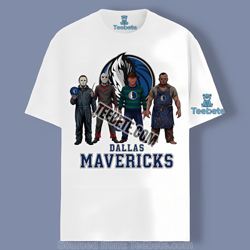 Halloween Horror Killers Dallas Mavericks Regular Shirt
