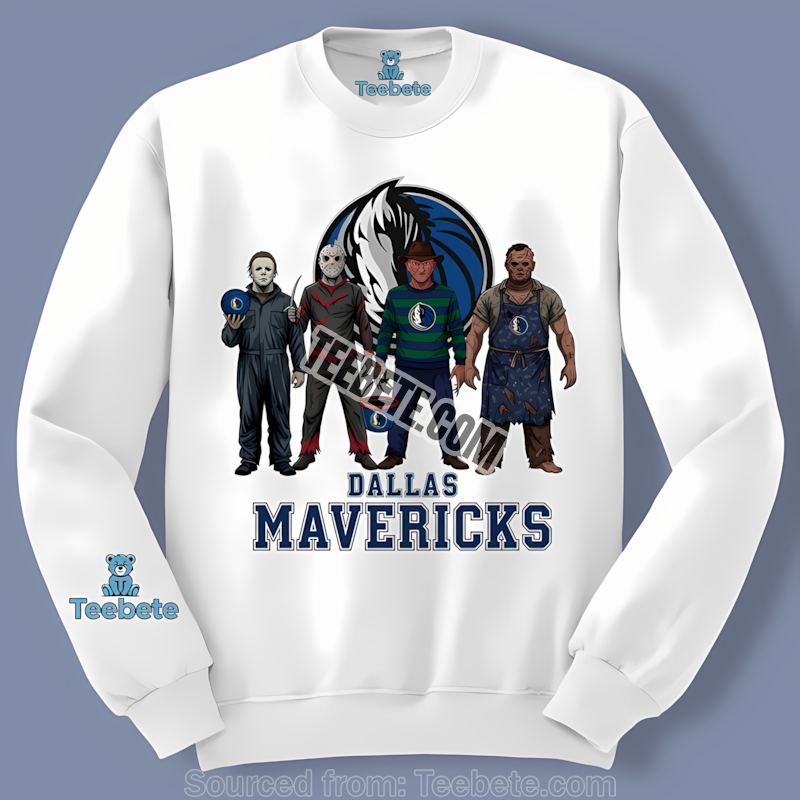 Halloween Horror Killers Dallas Mavericks Regular Long Sleeve Halloween Horror Killers Dallas Mavericks Regular Long Sleeve