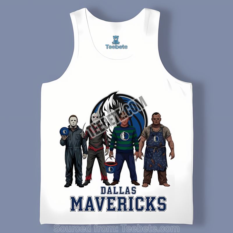 Halloween Horror Killers Dallas Mavericks Regular Tanktop Halloween Horror Killers Dallas Mavericks Regular Tanktop