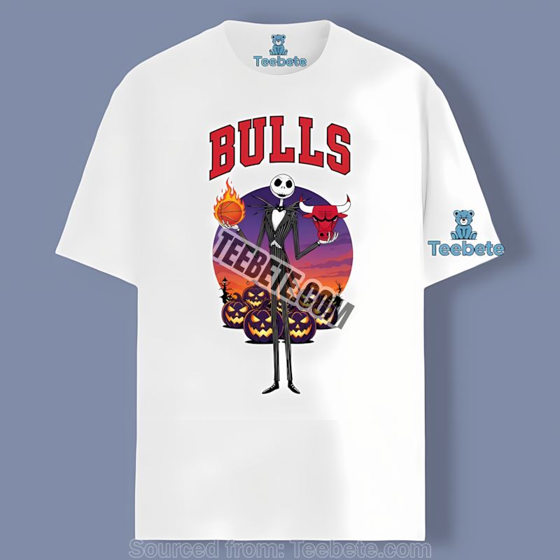 Halloween Time With Jack And Bulls Shirt