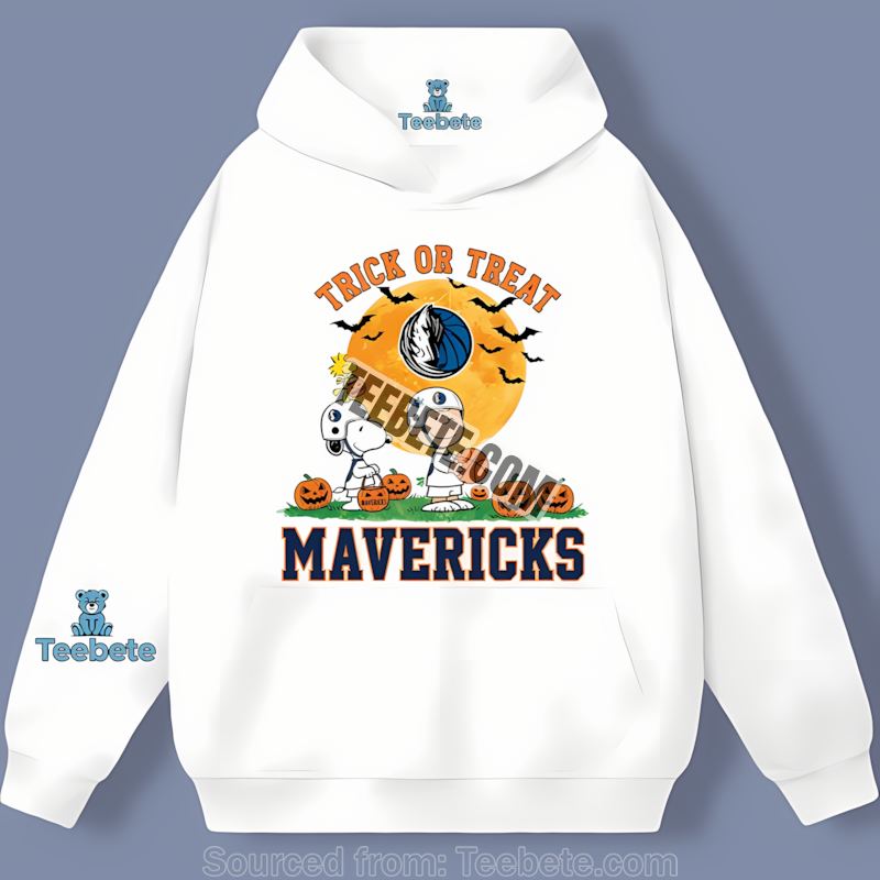 Halloween Trick Or Treat Charlie Brown Snoopy Dallas Mavericks Fashion Hoodie Halloween Trick Or Treat Charlie Brown Snoopy Dallas Mavericks Fashion Hoodie
