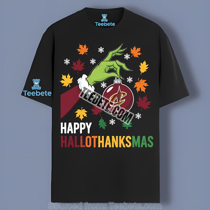 Happy Hallothanksmas Cleveland Cavaliers Vintage Shirt