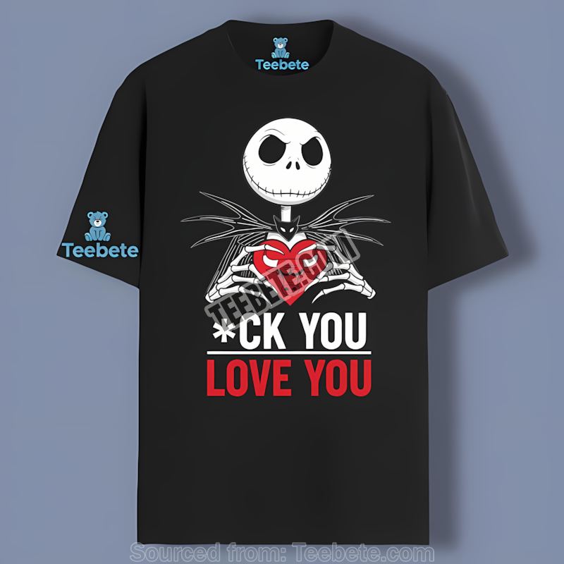 Heart Of Jack Skellington Loves Bulls Vintage Shirt