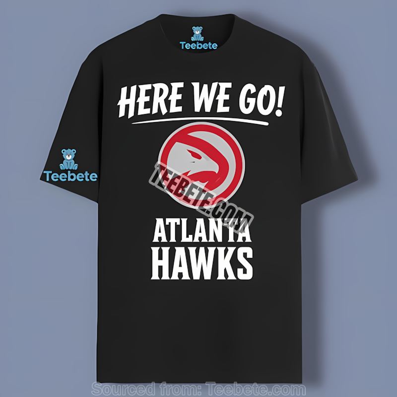 Here We Go Atlanta Hawks Logo Vintage Shirt