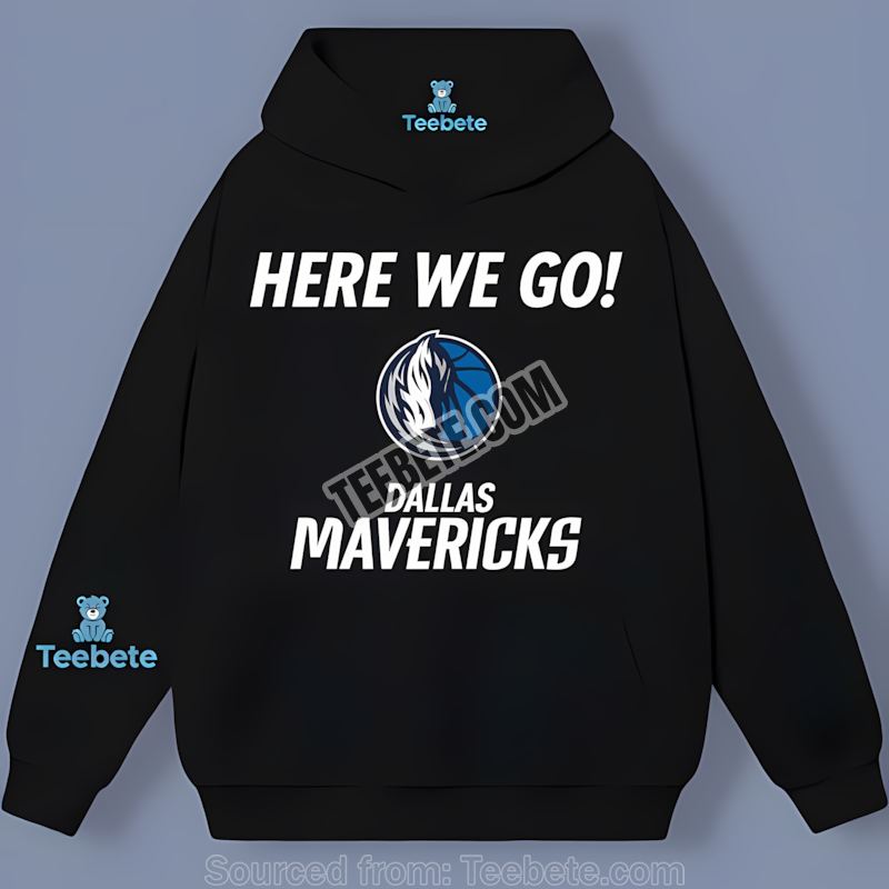 Here We Go Dallas Mavericks Logo Color Hoodie Here We Go Dallas Mavericks Logo Color Hoodie