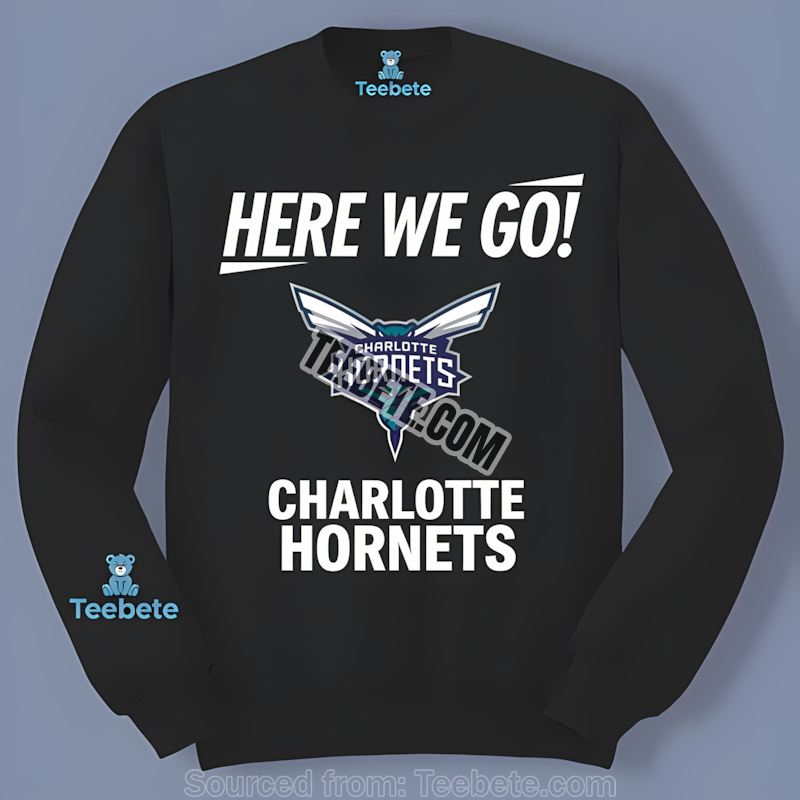 Here We Go Showing Off Charlotte Hornets Pride Long Sleeve Here We Go Showing Off Charlotte Hornets Pride Long Sleeve