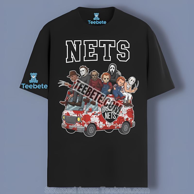 Horror Fans Brooklyn Nets Vs Halloween Characters Shirt