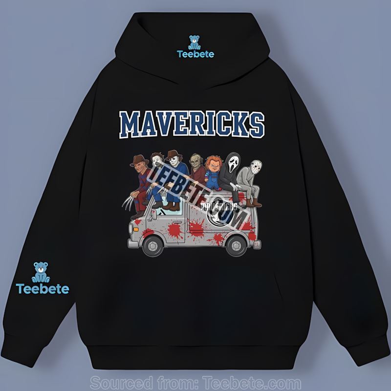 Horror Halloween Characters Dallas Mavericks On Bus Limited Edition Hoodie Horror Halloween Characters Dallas Mavericks On Bus Limited Edition Hoodie