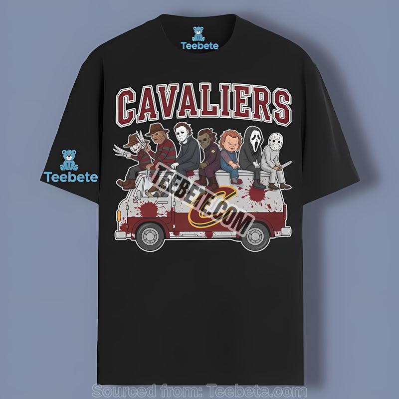 Horror Vs Halloween Cleveland Cavaliers Bus Color Shirt