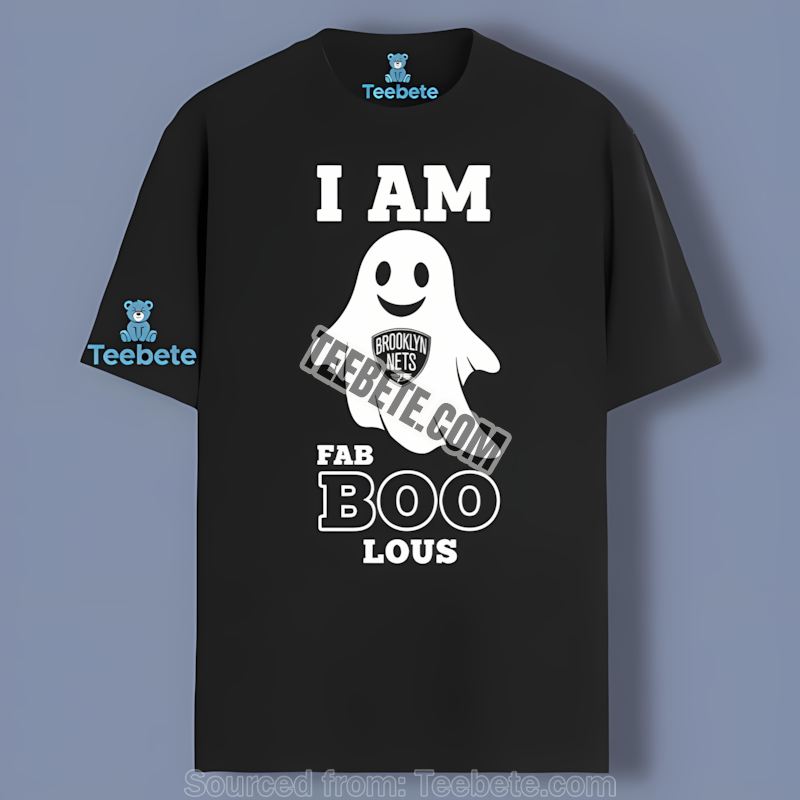 I Am Fab Boo Lous Brooklyn Nets Ghost Sports Shirt