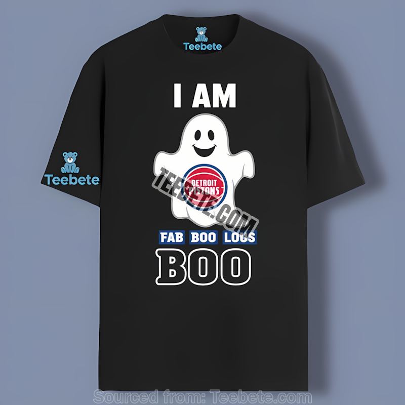 I Am Fab Boo Lous Detroit Pistons Ghost Tshirt Design Online
