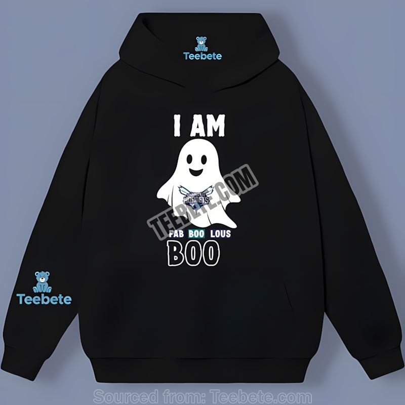 I Am Fab Boo Lous With Charlotte Hornets Ghost Hoodie I Am Fab Boo Lous With Charlotte Hornets Ghost Hoodie