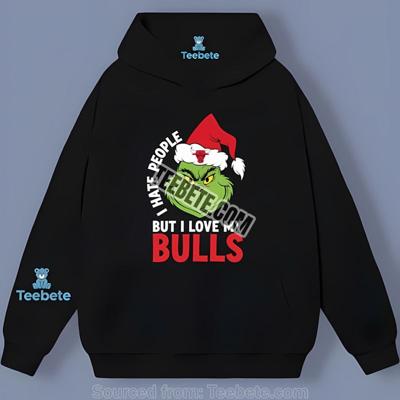 I Hate People But Love My Chicago Bulls Unisex Hoodie I Hate People But Love My Chicago Bulls Unisex Hoodie