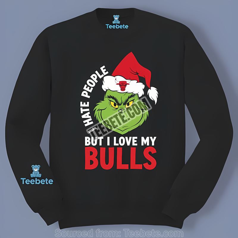 I Hate People But Love My Chicago Bulls Unisex Long Sleeve I Hate People But Love My Chicago Bulls Unisex Long Sleeve