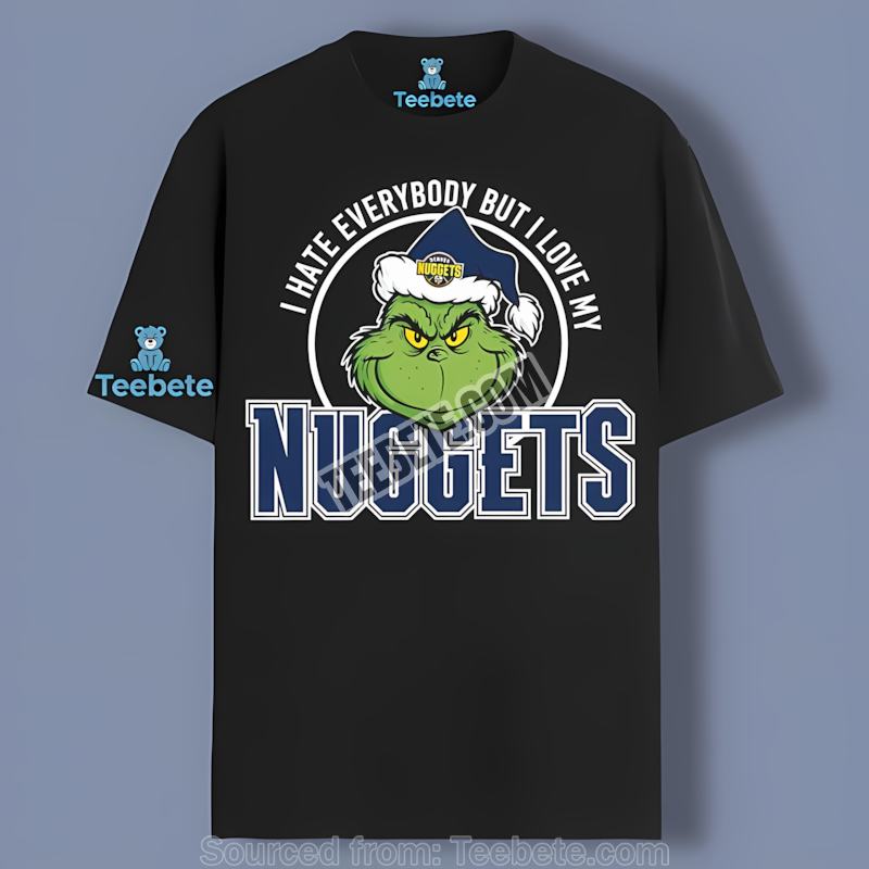 I Hate People But Love My Denver Nuggets Shirt Printing