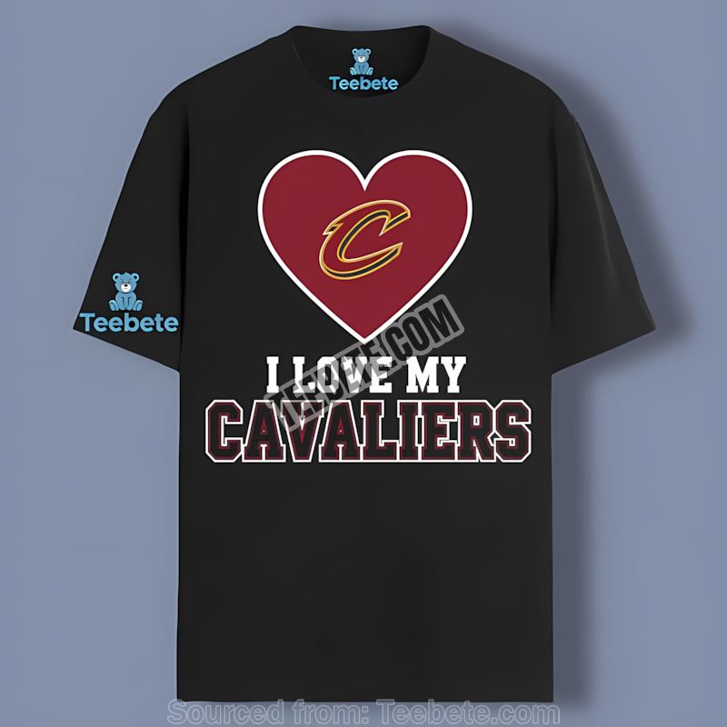 I Love My Cleveland Cavaliers Heart Vintage Shirt