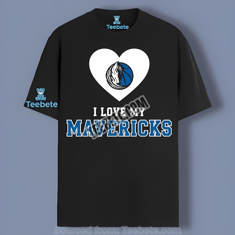 I Love My Dallas Mavericks Heart Regular Shirt